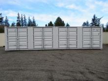 2024 40' HIGH CUBE SHIPPING CONTAINER W (4) SIDE DOORS