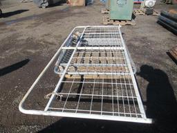 8' METAL GATE, 5' GATE SECTION, 4' X 4' METAL FRAME, & PITTSBURGH 1.5 TON FLOOR JACK