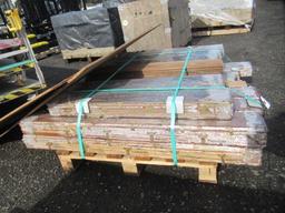 APPROX (36) 1'' X 6'' X 3' & APPROX (72) 1'' X 6'' X 4' PIECES OF THERMORY FLOORING