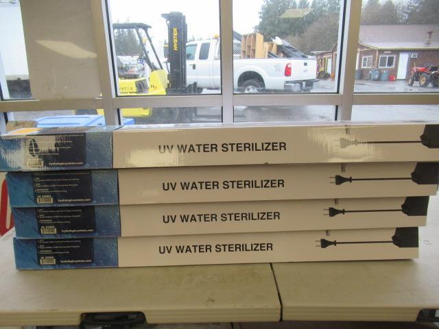 (4) HYDROLOGIC HL35005 8GPM BIG BOI UV WATER STERILIZERS (UNUSED)