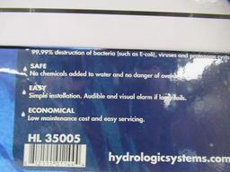 (4) HYDROLOGIC HL35005 8GPM BIG BOI UV WATER STERILIZERS (UNUSED)