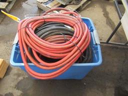 ASSORTED HIGH PRESSURE WATER & AIR HOSES