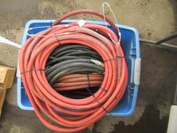 ASSORTED HIGH PRESSURE WATER & AIR HOSES