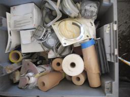 ASSORTED RESPIRATORS, MASKING PAPER, & ROLLERS