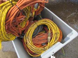 ASSORTED EXTENSION CORDS