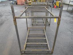 63'' X 44'' X 58'' STEEL CRATE W/ REMOVABLE TOP