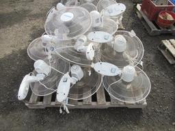 APPROX (10) HURRICANE 18'' FANS