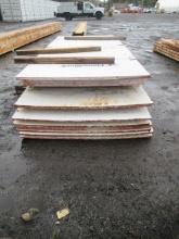 (22) ASSORTED SIZE OSB LB WAFERBOARD SHEETS
