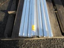 *8) 4' X 2 3/4'' 6061 ALUMINUM PIPES