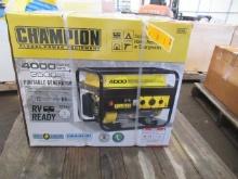 CHAMPION PORTABLE GENERATOR (UNUSED), 4000W STARTING/3500W RATED