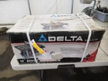 DELTA 36-540 10'' BENCH SAW W/ T SLOT TABLE (UNUSED)