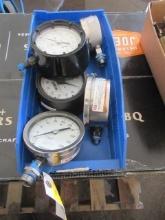 (6) ASSORTED PRESSURE GAUGES