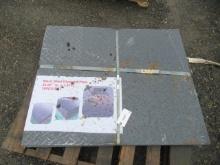 (70) 47.5'' X 39.5'' GRAY STEEL DIAMOND PLATE PANELS (UNUSED)