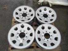 (4) 18'' X 8'' 8 LUG STEEL WHEELS