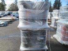 (8) 55GAL HEAVY DUTY STEEL DRUMS W/ LIDS