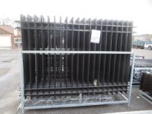 2024 MOBE STEEL FENCING - (20) 10' X 7' PANELS & (21) POSTS W/ CONNECTORS