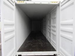 2024 40' HIGH CUBE SHIPPING CONTAINER W (4) SIDE DOORS, SER#: MMPU1016142