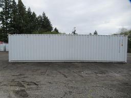 2024 40' HIGH CUBE SHIPPING CONTAINER W/ (2) SIDE DOORS, SER#: LYPU0144706 (UNUSED)