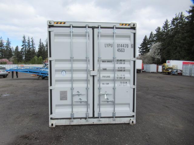 2024 40' HIGH CUBE SHIPPING CONTAINER W/ (2) SIDE DOORS, SER#: LYPU0144706 (UNUSED)