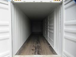 2024 40' HIGH CUBE SHIPPING CONTAINER W/ (2) SIDE DOORS, SER#: LYPU0144711 (UNUSED)