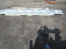 APPROX (9) PIECES OF ASSORTED GLULAM WOOD BEAMS