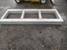 (2) 8' METAL FORKLIFT PALLETS