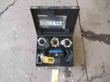 DEWALT CORDED TRIM ROUTER W/ ASSORTED BITS & HEADS