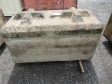 60'' X 30'' X 33'' CONCRETE BARRIER BLOCK