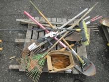 ASSORTED LANDSCAPING TOOLS