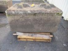 60'' X 30'' X 33'' CONCRETE BARRIER BLOCK