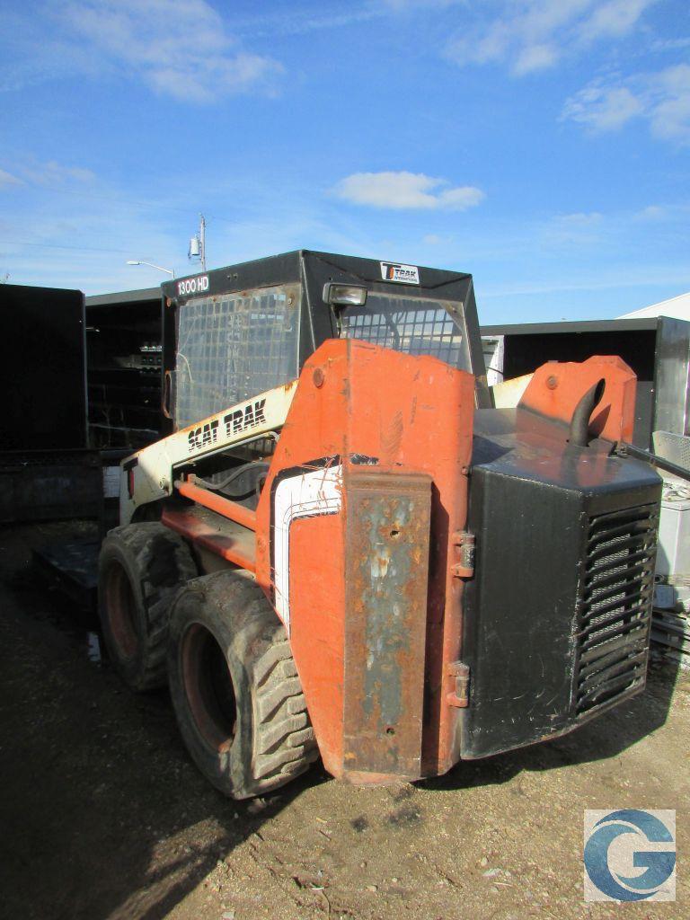 Trak Scat Truk 1300HD diesel skid steer with 3278-hrs.