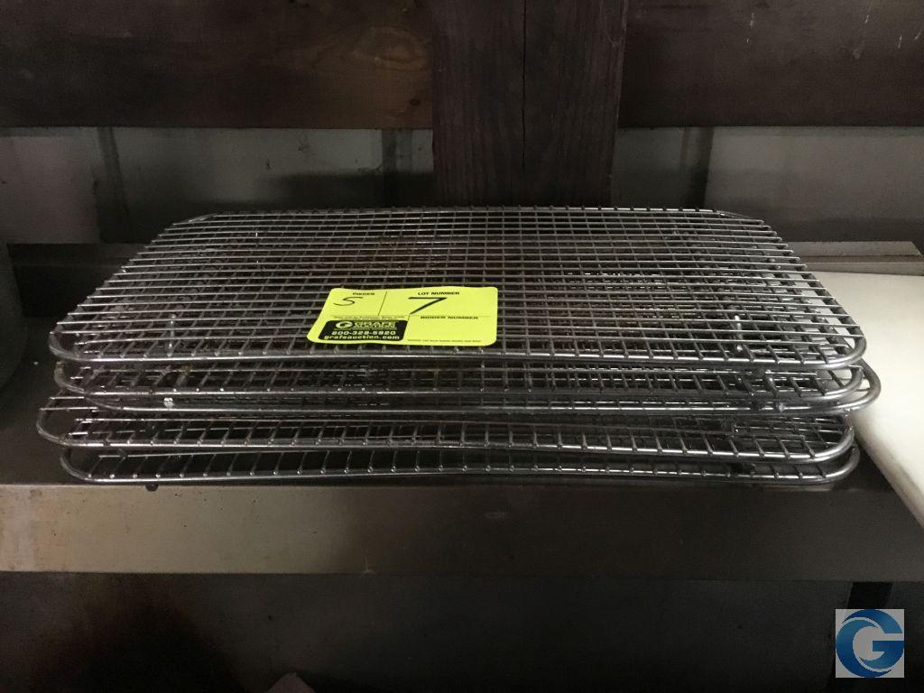 18" x 10" chrome cooling racks