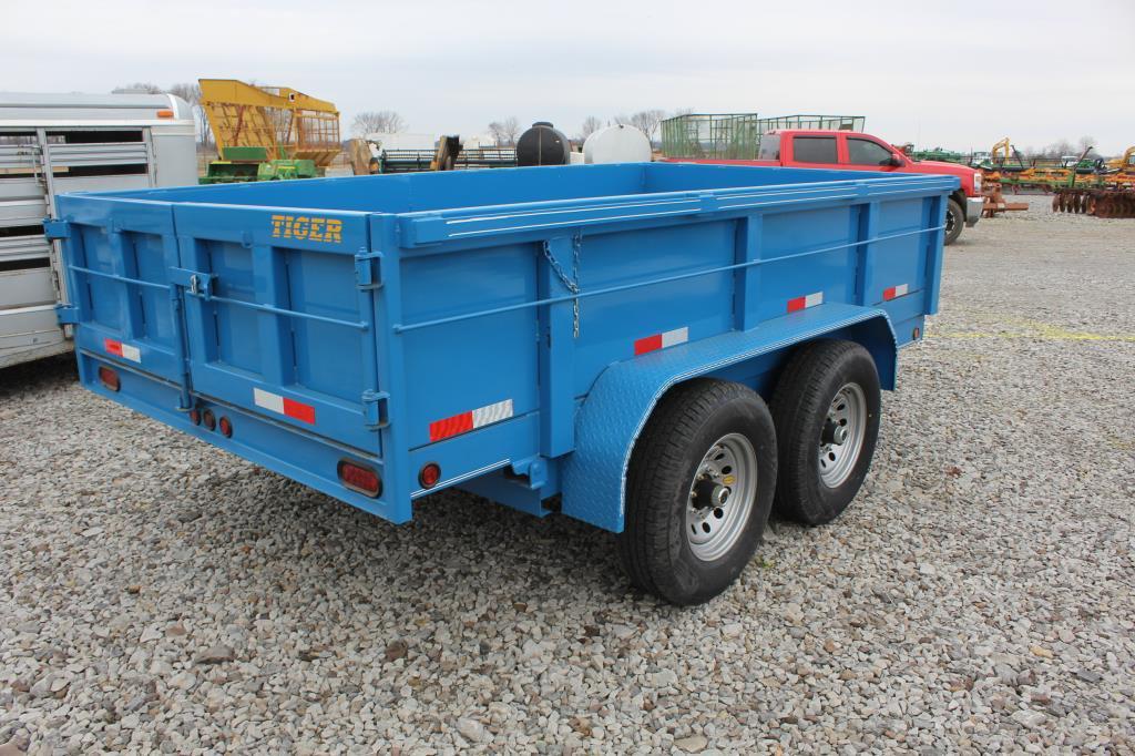 2018 Tiger 6.5' x 12' T/A Dump Trailer