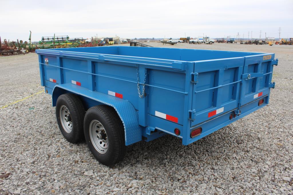 2018 Tiger 6.5' x 12' T/A Dump Trailer