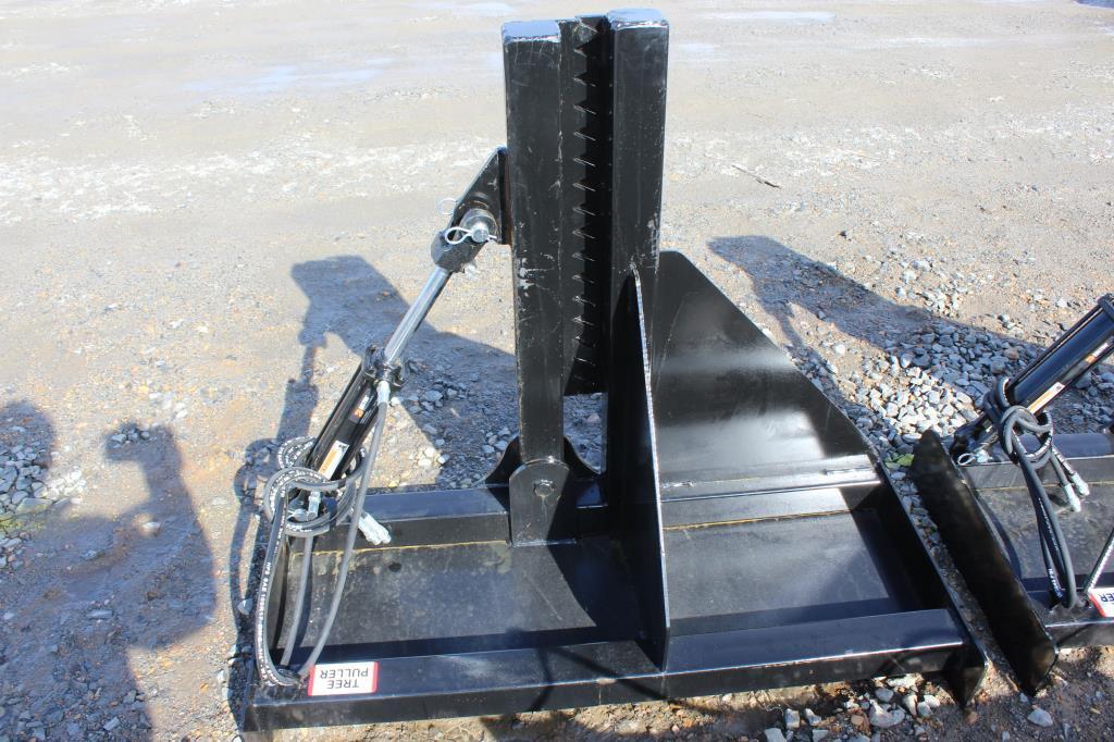 Skidsteer Q/A Hydraulic Tree & Post Puller