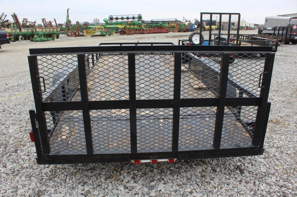 2015 Performance 77" x 16' T/A Utility Trailer