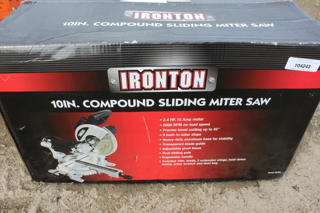 Ironton 10" Compound Sliding Miter Saw