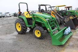 John Deere 4120 4x4 Tractor w/ JD 400X Loader