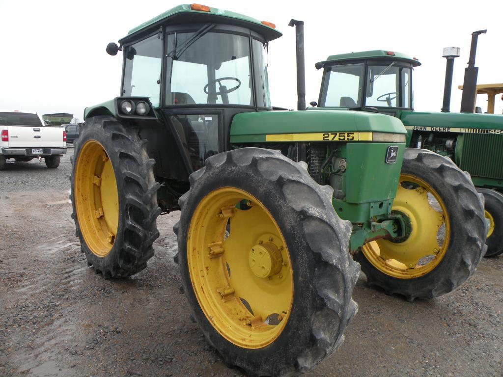 John Deere 2755 Hi-Clearance 4x4 Cab Tractor