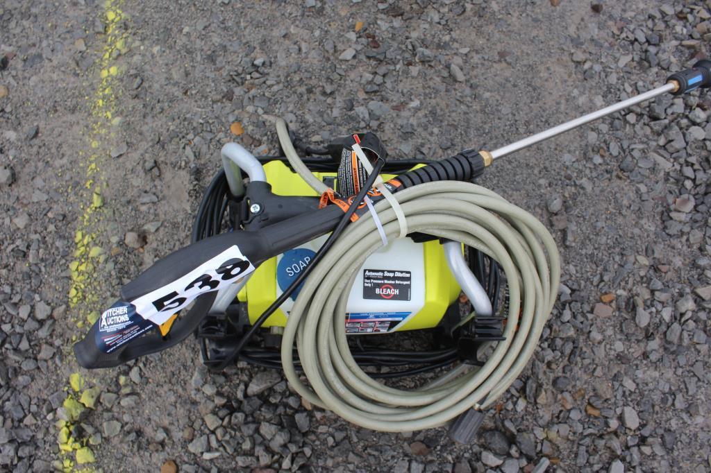 Ryobi 1600psi Electric Pressure Washer