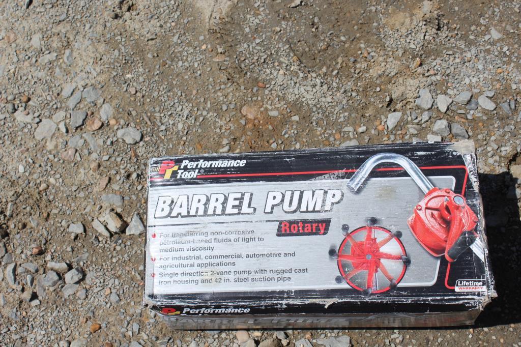 Performance Tools Rotary Barrel Pump