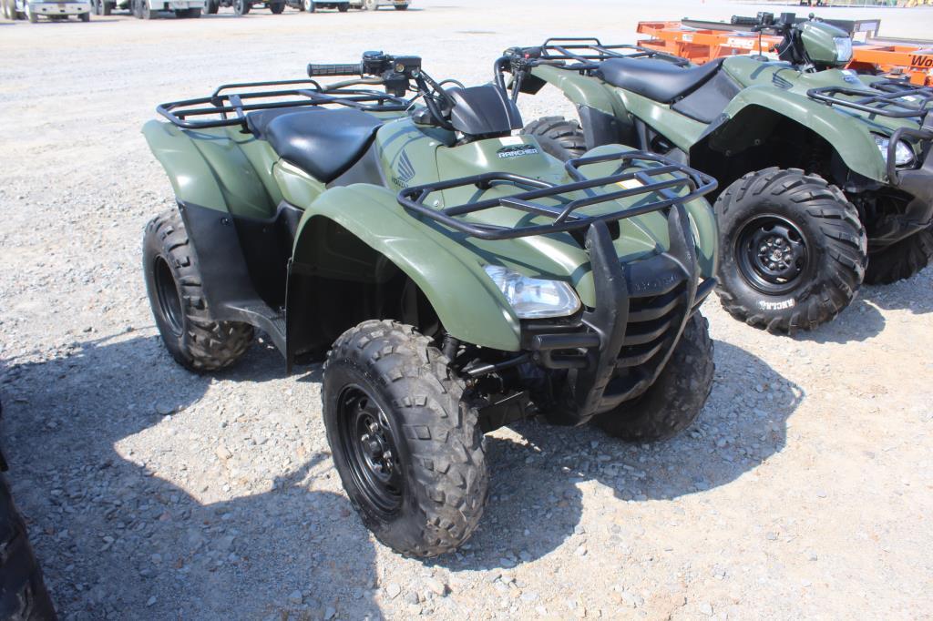 2013 Honda 420 Rancher 4x4 ATV