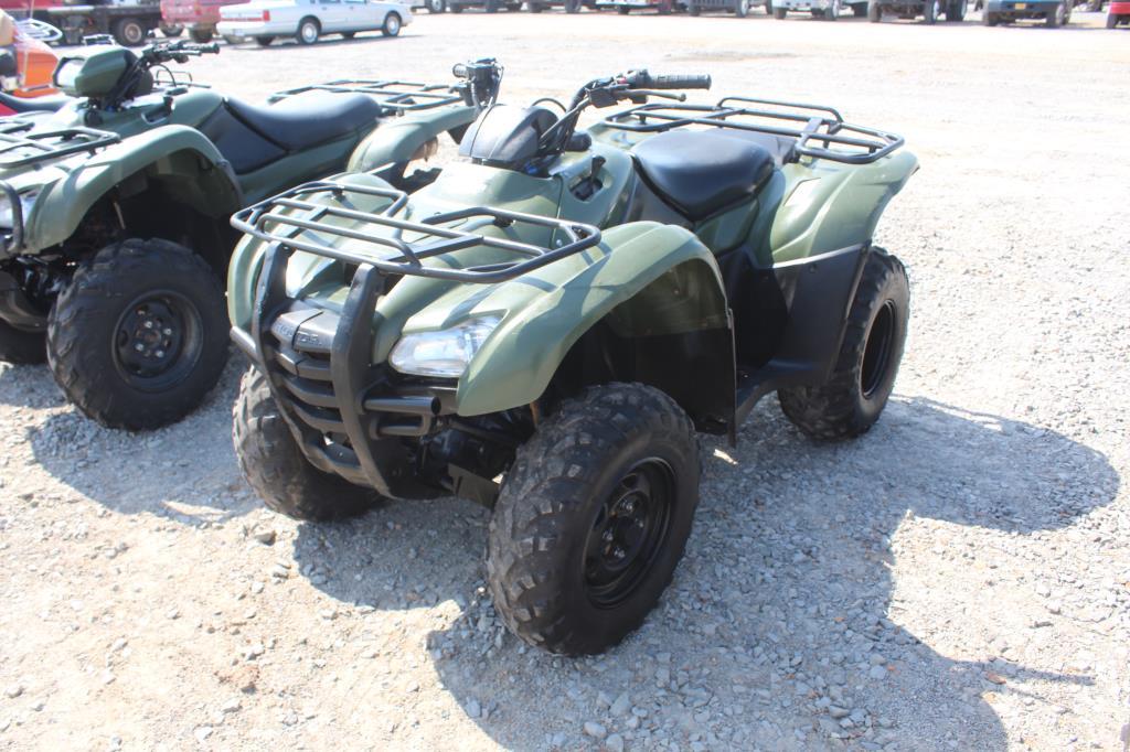 2013 Honda 420 Rancher 4x4 ATV