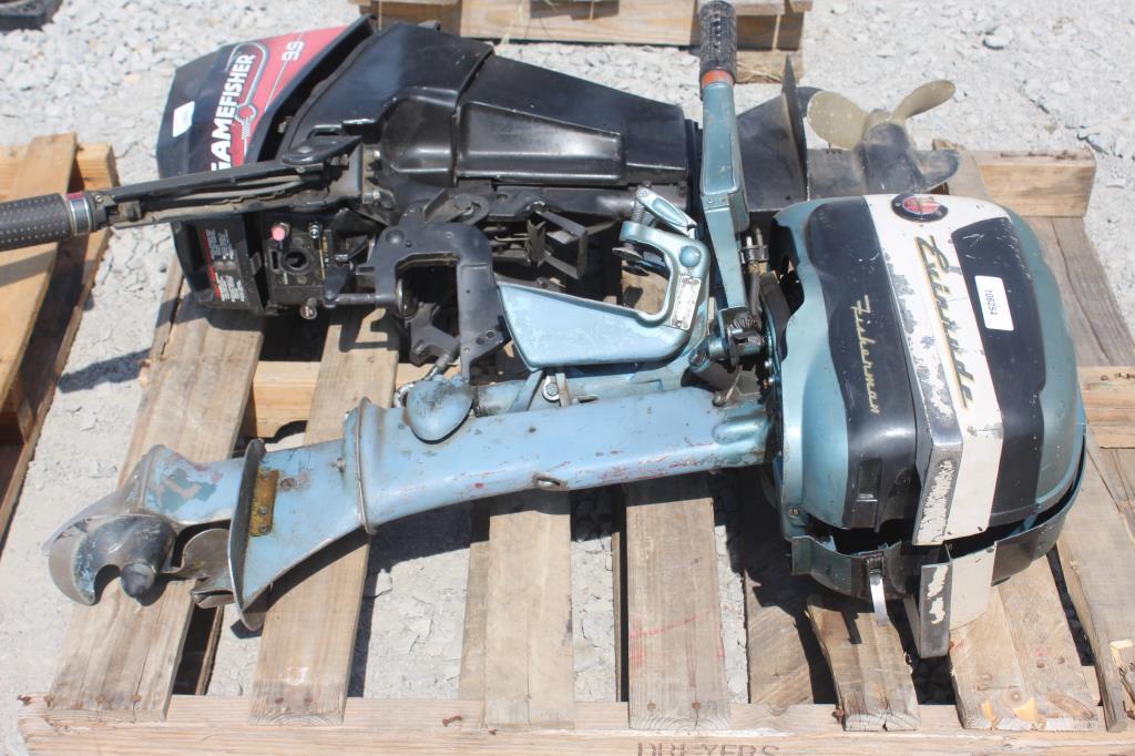 Evinrude Fisherman 5.5 hp Outboard Boat Motor