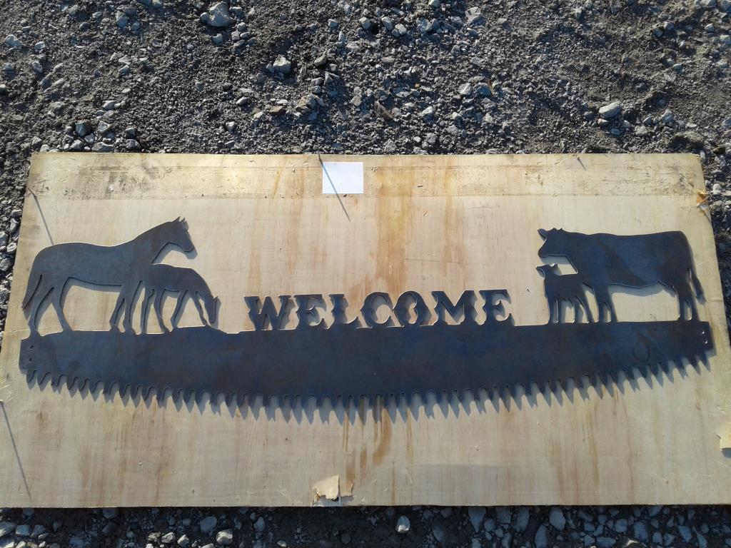 Cow/Horse Welcome Sawblade