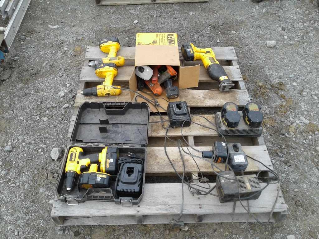 Lot of Dewalt Saws, Drills, & Misc