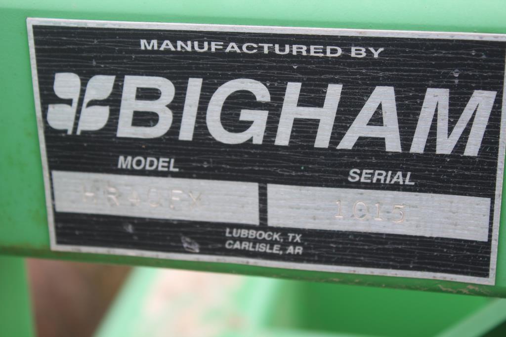 Bigham HR40FX 12-Row 3pt Bedder Roller