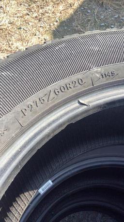 Lot of (4) Goodyear 275/60R20 Tires