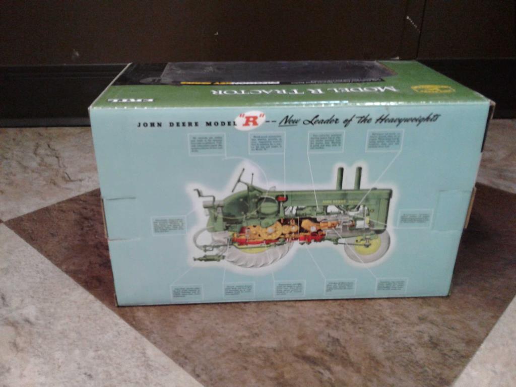 Unused John Deere Model R Toy Tractor