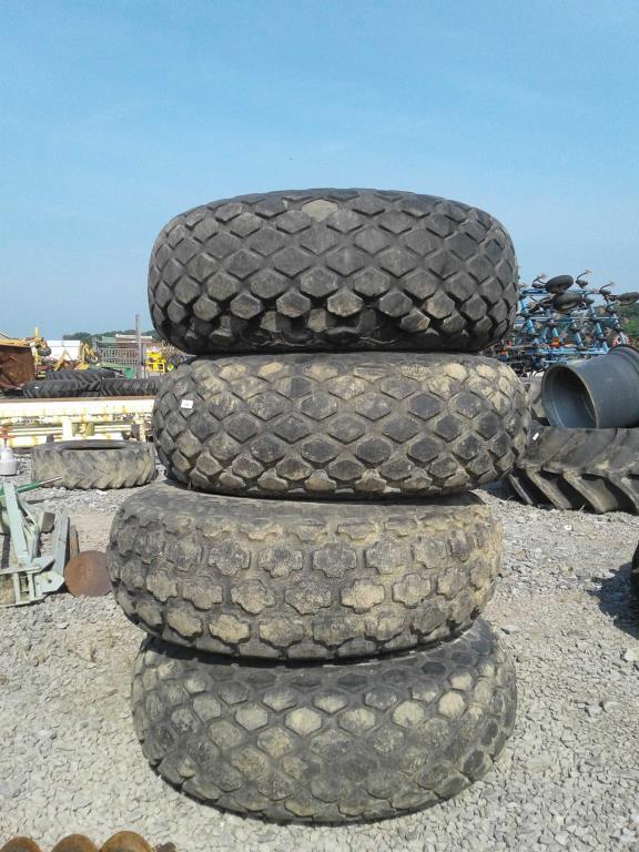 (4) 18.4-26 BF Goodrich Grain Cart Tires w/ Rims